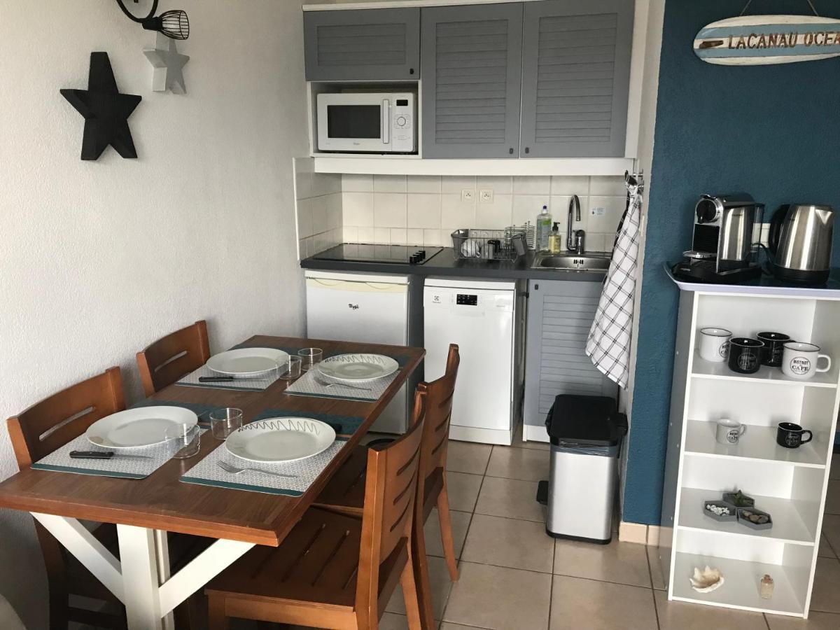 Cosy T2 Front De Mer Piscine Parking Terrasse Lacanau Dış mekan fotoğraf